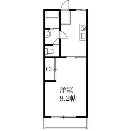 桜新町駅 徒歩3分 5階の物件間取画像